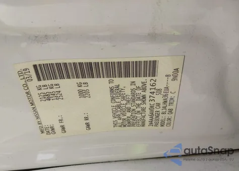 2019 Nissan Maxima 3.5 Platinum from USA, damaged, VIN 1N4AA6AV0KC374162